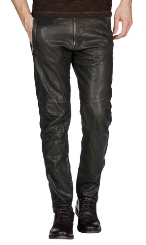Pantalons cuir mince - en, pour